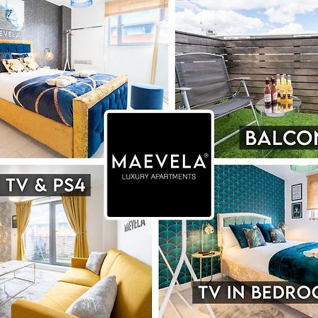 Maevela Apartments - Ultra Lavish Luxury 2 Bed Apartment City Centre - With Balcony - Free Secure Parking - Ps4 & Smart Tv'S 버밍엄 외부 사진
