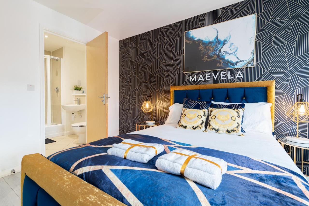 Maevela Apartments - Ultra Lavish Luxury 2 Bed Apartment City Centre - With Balcony - Free Secure Parking - Ps4 & Smart Tv'S 버밍엄 외부 사진